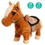 Jucarii, Copii si Bebe - Jucarii si jocuri - Jucarii & jocuri educative - Jucarii interactive - Calut Interactiv Maro cu Sunet si Mers, Plus, 1 buc - Infinity.ro