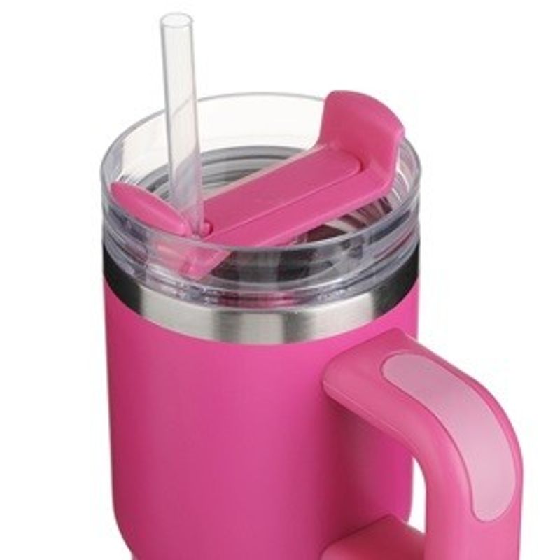 Casa si Gradina - Bucatarie si vesela - Accesorii bar - Termosuri si Cani termos - Cana Termos din Otel Inoxidabil cu Pai Reutilizabil - Infinity.ro