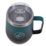 Casa si Gradina - Bucatarie si vesela - Cani si pahare - Cani si cesti - Cana Cafea Otel Inoxidabil Gradient Verde-Negru Mat cu Capac Ermetic - Infinity.ro