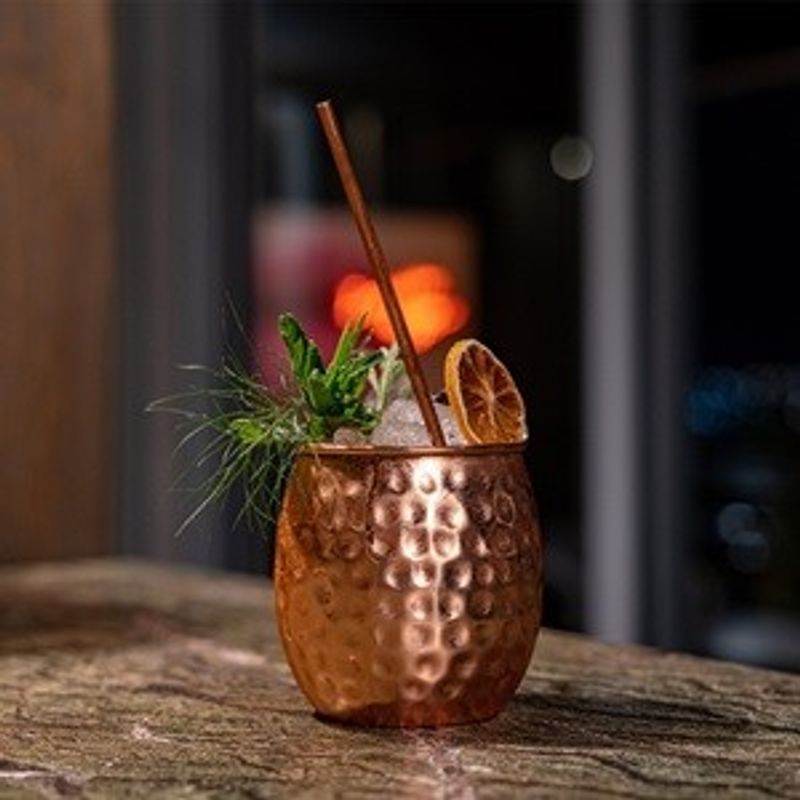 Casa si Gradina - Bucatarie si vesela - Cani si pahare - Cani si cesti - Cana de cocktail din inox cu finisaj Roz Auriu - Infinity.ro