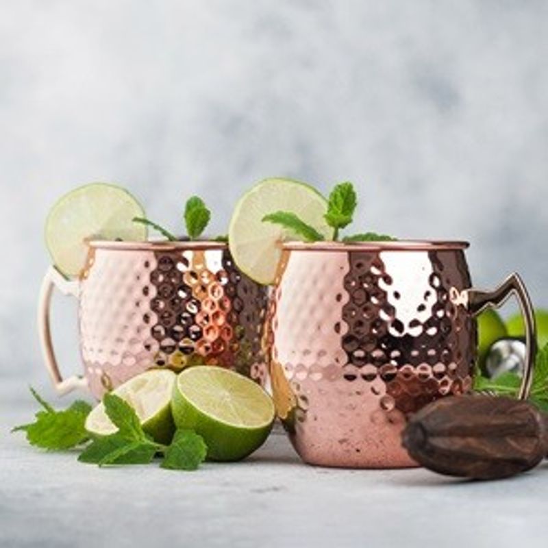Casa si Gradina - Bucatarie si vesela - Cani si pahare - Cani si cesti - Cana de cocktail din inox cu finisaj Roz Auriu - Infinity.ro