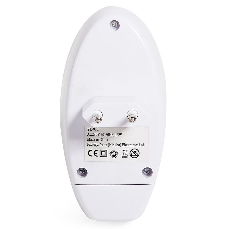Market - Curatenie si intretinere casa - Produse menaj - Insecticide si capcane - Capcana electrica pentru insecte 2 in 1, cu lumina de noapte, 220V, 1.5W, Alb - Infinity.ro