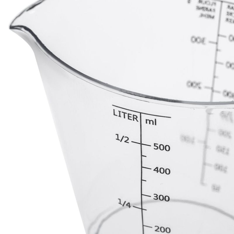 Casa si Gradina - Bucatarie si vesela - Ustensile bucatarie - Ustensile de masurat de bucatarie - Cana de masurare din plastic transparent, 500ml - Infinity.ro
