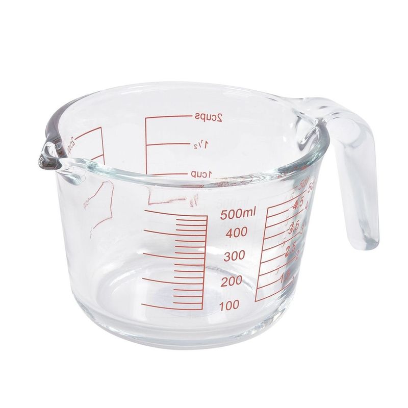 Casa si Gradina - Bucatarie si vesela - Ustensile bucatarie - Ustensile de masurat de bucatarie - Cana de masura din sticla, 500 ml, cu gradatii - Infinity.ro