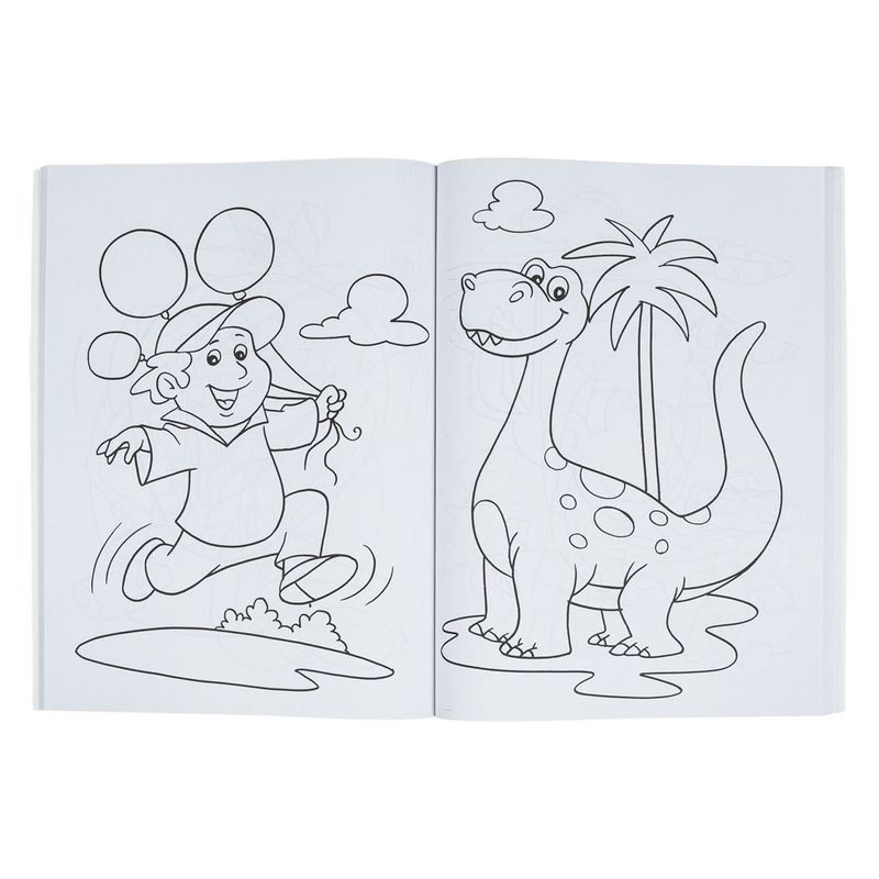 Carti si Birotica - Carti - Carti pentru copii - Carti de colorat - Carte de Colorat A4 cu Animale, 60 de Pagini, Multicolor - Infinity.ro