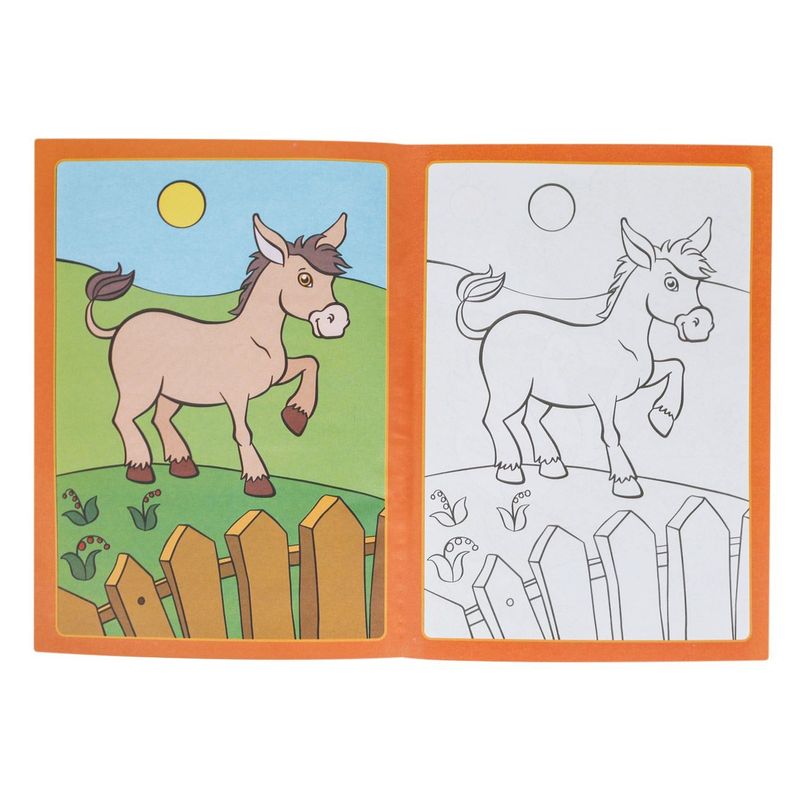 Carti si Birotica - Carti - Carti pentru copii - Carti de colorat - Carte de Colorat A4 cu Animale de la Ferma pentru Copii - Infinity.ro