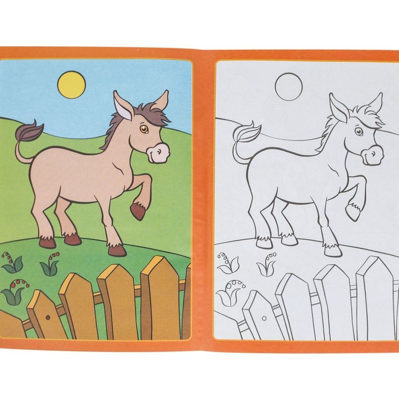 Carti si Birotica - Carti - Carti pentru copii - Carti de colorat - Carte de Colorat A4 cu Animale de la Ferma pentru Copii - Infinity.ro