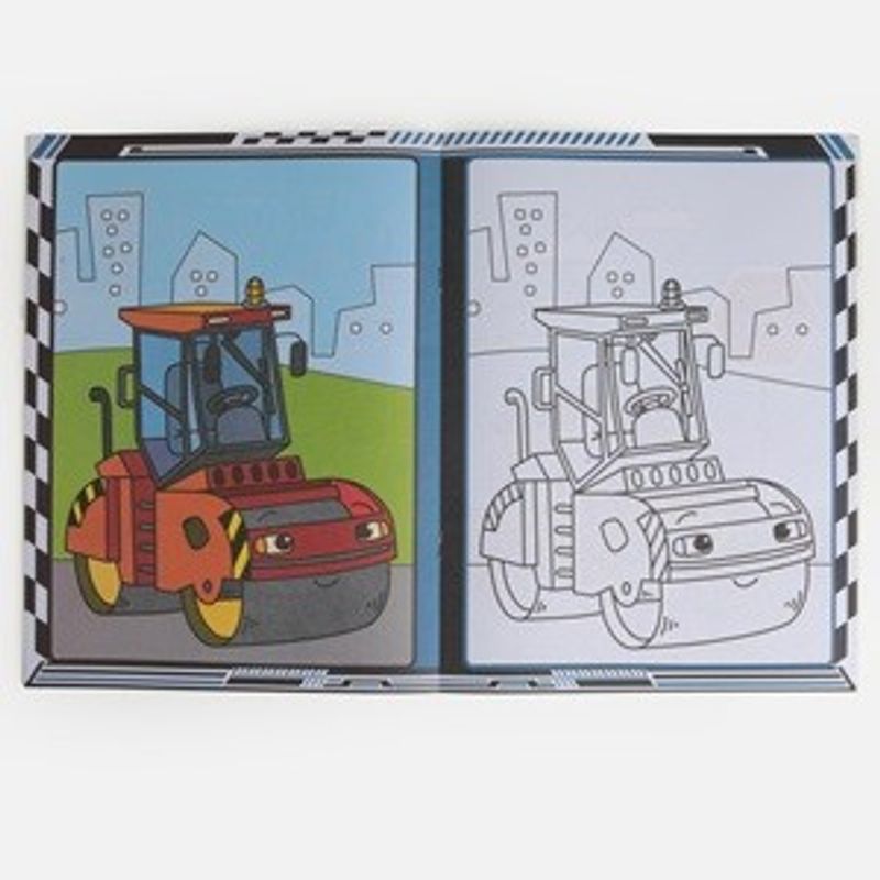 Carti si Birotica - Carti - Carti pentru copii - Carti de colorat - Carte de Colorat A4 Vehicule - 8 File - Infinity.ro