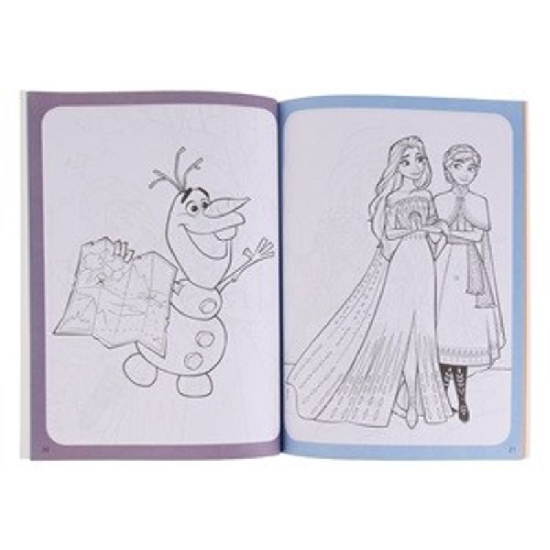 Carti si Birotica - Carti - Carti pentru copii - Carti de colorat - Carte de Colorat A5 cu Model Frozen 2 - 20 File - Infinity.ro