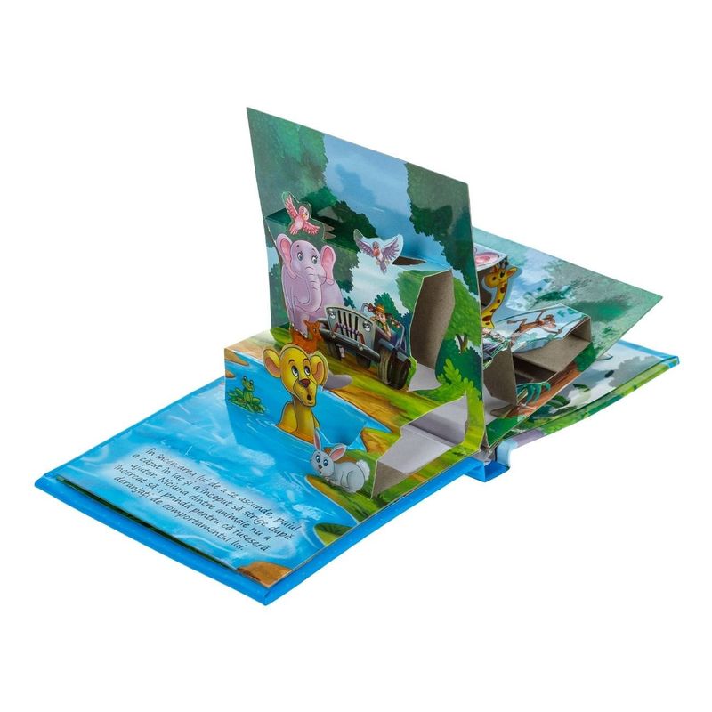Carti si Birotica - Carti - Carti pentru copii - Basme si povesti - Carte Pop-Up cu Povestea Puiului de Leu, Multicolor - Infinity.ro