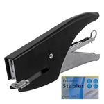 Carti si Birotica - Birotica - Accesorii de birou - Capsatoare si perforatoare - Capsator metalic negru cu 1000 capse de rezerva Nr. 6/4 - Infinity.ro