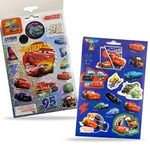 Casa si Gradina - Decoratiuni - Stickere decorative - Set Autocolante Cars, 200 buc, Multicolor, cu Sclipici - Infinity.ro