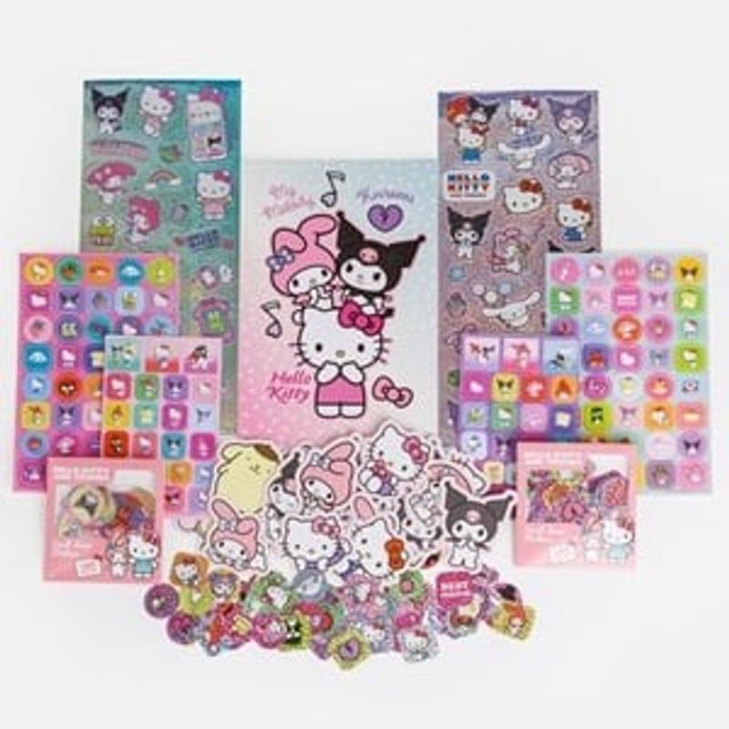 Casa si Gradina - Decoratiuni - Stickere decorative - Set Autocolante cu Bloc, 500 buc, Multicolor - Infinity.ro