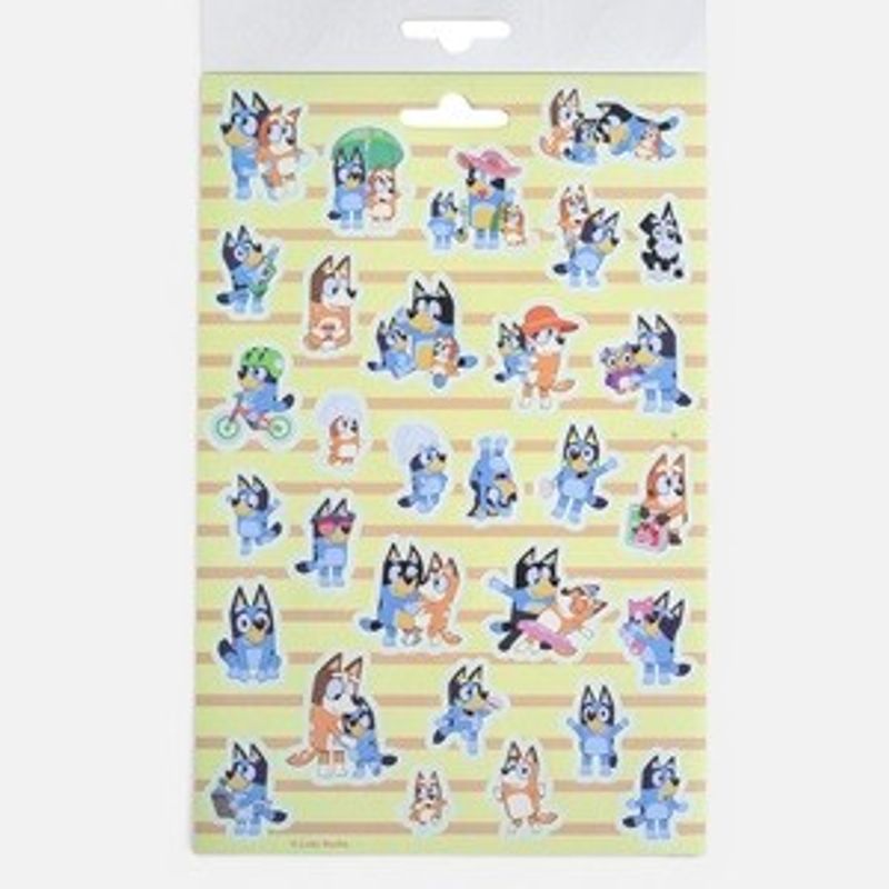 Casa si Gradina - Decoratiuni - Stickere decorative - Set Autocolante cu Personaje de Desene Animate, 200 buc, 4 File, Albastru - Infinity.ro