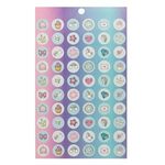 Casa si Gradina - Decoratiuni - Stickere decorative - Set Autocolante cu Unicorni, 6 File, Multicolor - Infinity.ro