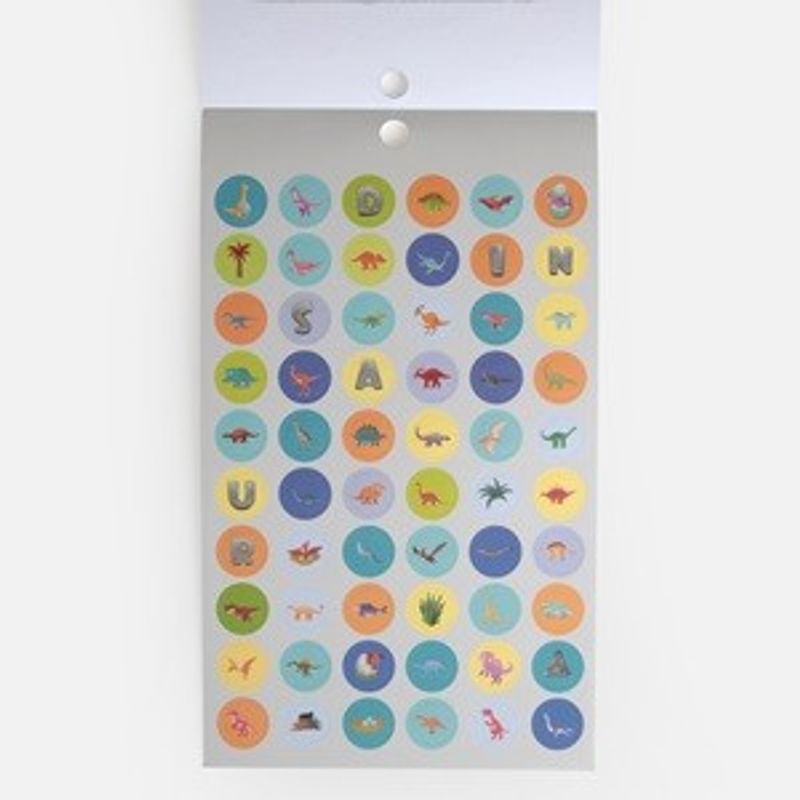 Casa si Gradina - Decoratiuni - Stickere decorative - Set Autocolante Dinozauri, 165 buc, 6 File, Multicolor - Infinity.ro