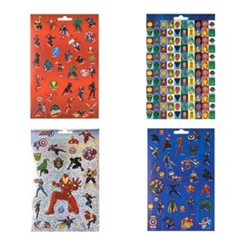 Casa si Gradina - Decoratiuni - Stickere decorative - Set Autocolante Multicolor cu Modele Avengers - 200 buc - Infinity.ro