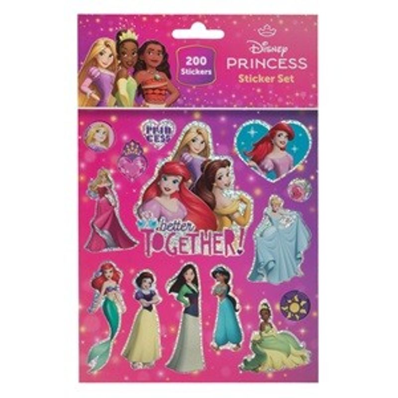 Casa si Gradina - Decoratiuni - Stickere decorative - Set Autocolante Printese, 200 buc, Multicolor, cu Efect Glitter - Infinity.ro