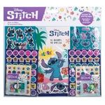 Casa si Gradina - Decoratiuni - Stickere decorative - Set Autocolante si Bloc de Desen cu Personaje Lilo & Stitch, 500 buc - Infinity.ro