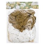 Casa si Gradina - Decoratiuni - Decoratiuni petrecere - Baloane - Set Baloane de Petrecere 3 Culori cu Confetti, 23cm, 120 buc - Infinity.ro