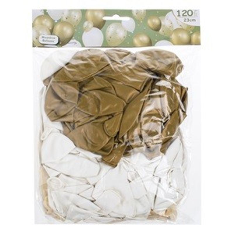 Casa si Gradina - Decoratiuni - Decoratiuni petrecere - Baloane - Set Baloane de Petrecere 3 Culori cu Confetti, 23cm, 120 buc - Infinity.ro