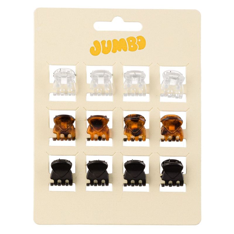 Fashion, accesorii si bijuterii - Copii - Accesorii copii - Accesorii pentru par copii - Set Clame de Par pentru Femei - Negru, Maro, Transparent - Infinity.ro