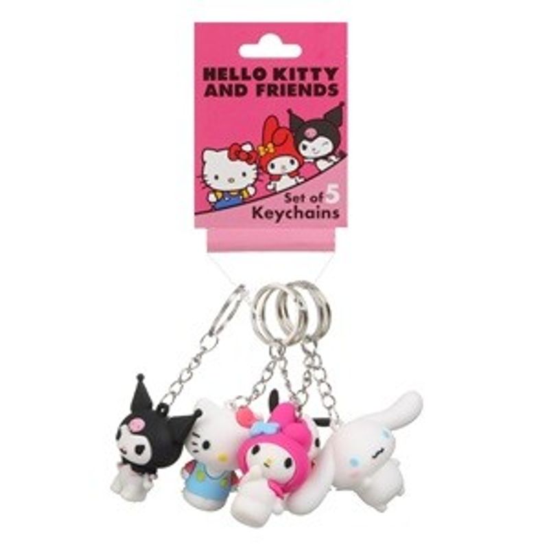 Fashion, accesorii si bijuterii - Copii - Accesorii copii - Alte accesorii copii - Set Brelocuri cu Personaje pentru Copii, 5 buc, 4 cm, Multicolor - Infinity.ro