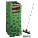 Market - Curatenie si intretinere casa - Produse menaj - Maturi si farase - Matura de gradina, cu coada din lemn, ProGarden, culoare verde, 120 cm - Infinity.ro