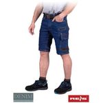 Casa si Gradina - Constructii - Echipamente de lucru - Imbracaminte protectia muncii - JEANS303-TS Pantaloni  scurti de protectie din denim Bleumarin XXXL - Infinity.ro