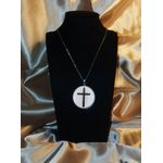 Fashion, accesorii si bijuterii - Barbati - Bijuterii barbati - Lanturi si pandantive barbati - Colier Latin Cross, in cutie cadou, design simplist, bijuterie barbati CLCS - Infinity.ro