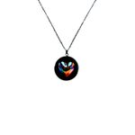 Fashion, accesorii si bijuterii - Femei - Bijuterii femei - Coliere femei - Colier Spectrum Heart, in cutie cadou, design contrastant, bijuterie dama CLN25 - Infinity.ro