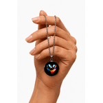 Fashion, accesorii si bijuterii - Femei - Bijuterii femei - Coliere femei - Colier Spectrum Heart, in cutie cadou, design contrastant, bijuterie dama CLN25 - Infinity.ro