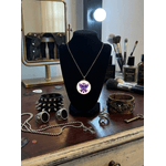 Fashion, accesorii si bijuterii - Femei - Bijuterii femei - Coliere femei - Colier Heart of Rock, in cutie cadou, design metalic, bijuterie femei CLHR - Infinity.ro