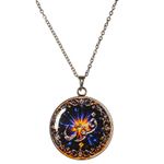 Fashion, accesorii si bijuterii - Barbati - Bijuterii barbati - Lanturi si pandantive barbati - Colier in caligrafie araba, Quwwa(putere), in cutie cadou, design oriental, bijuterie barbati CLQP - Infinity.ro