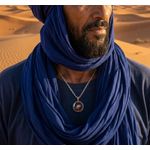 Fashion, accesorii si bijuterii - Barbati - Bijuterii barbati - Lanturi si pandantive barbati - Colier in caligrafie araba, Quwwa(putere), in cutie cadou, design oriental, bijuterie barbati CLQP - Infinity.ro