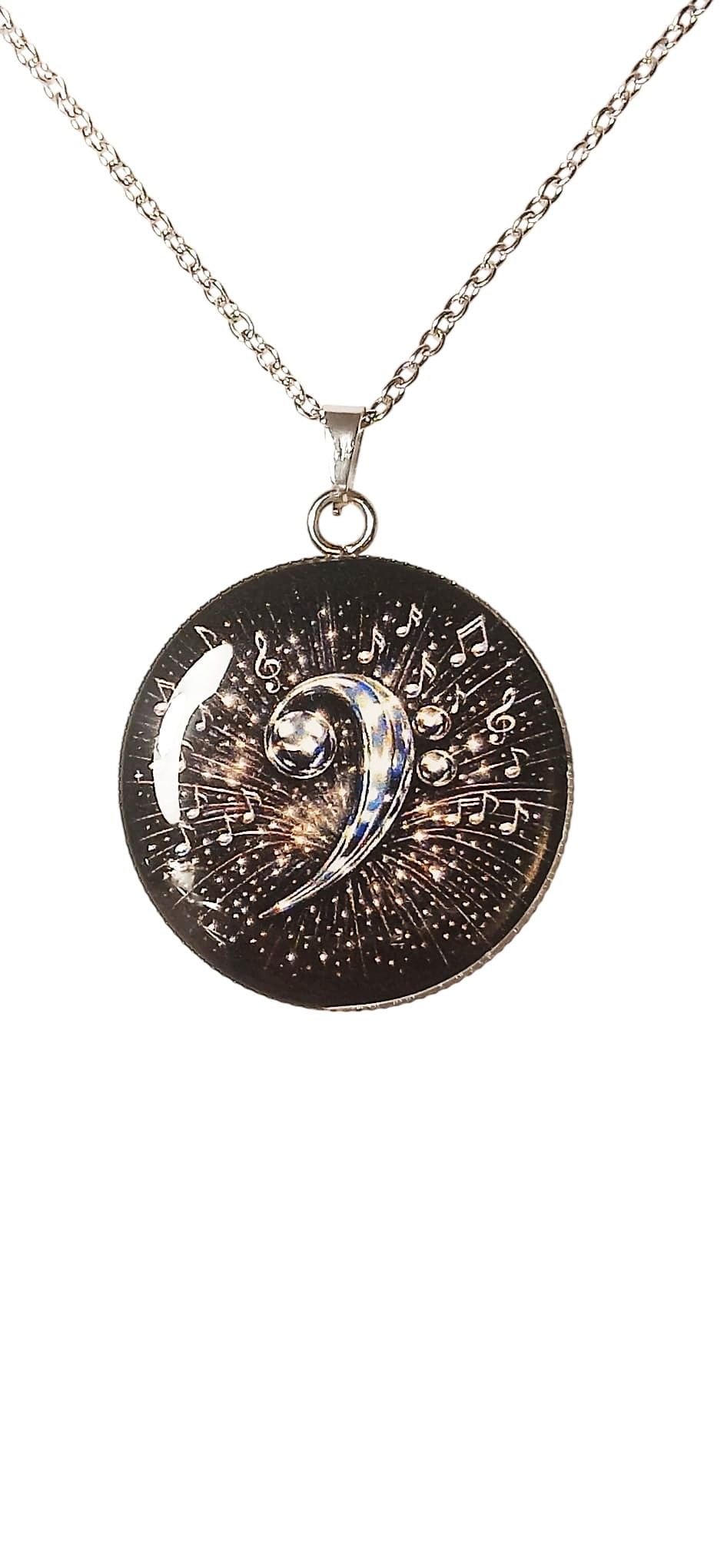 Colier Obsidian Symphony, in cutie cadou, design contrastant, bijuterie barbati CLChFA