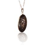 Fashion, accesorii si bijuterii - Barbati - Bijuterii barbati - Lanturi si pandantive barbati - Colier Obsidian Symphony, in cutie cadou, design contrastant, bijuterie barbati CLChFA - Infinity.ro