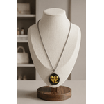 Fashion, accesorii si bijuterii - Femei - Bijuterii femei - Coliere femei - Colier Eclipse of Love, in cutie cadou, design contrastant, bijuterie femei CLN4 - Infinity.ro