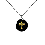 Fashion, accesorii si bijuterii - Femei - Bijuterii femei - Coliere femei - Colier Divine Light, in cutie cadou, design contrastant, bijuterie unisex CLN16 - Infinity.ro