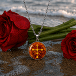 Fashion, accesorii si bijuterii - Femei - Bijuterii femei - Coliere femei - Colier Holy Light cu strasuri, in cutie cadou, design contrastant, bijuterie unisex CLNs28 - Infinity.ro
