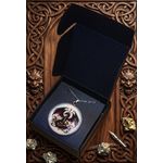 Fashion, accesorii si bijuterii - Barbati - Bijuterii barbati - Lanturi si pandantive barbati - Colier Ordinul Dragonului, in cutie cadou, design medieval, bijuterie barbati CLOD - Infinity.ro