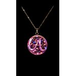 Fashion, accesorii si bijuterii - Femei - Bijuterii femei - Coliere femei - Colier caligrafic cu initiala A, in cutie cadou cu sigiliu, design somptuos, bijuterie dama CLFA - Infinity.ro