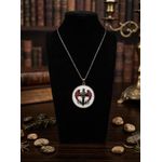 Fashion, accesorii si bijuterii - Barbati - Bijuterii barbati - Lanturi si pandantive barbati - Colier Gothic Cross, in cutie cadou, design medieval, bijuterie barbati CLCAR - Infinity.ro