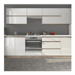 Casa si Gradina - Mobilier - Seturi de mobilier - Seturi bucatarie - Ansamblu sectorial de bucatarie, stejar sonoma/alb extra lucios HG, LINE NEW - Infinity.ro