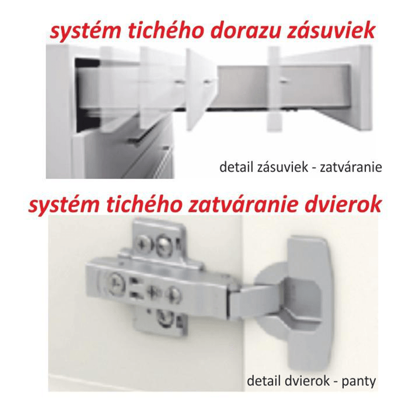 Casa si Gradina - Mobilier - Seturi de mobilier - Seturi bucatarie - Ansamblu sectorial de bucatarie, stejar sonoma/alb extra lucios HG, LINE NEW - Infinity.ro
