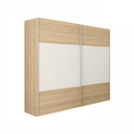 Casa si Gradina - Mobilier - Seturi de mobilier - Seturi dormitor - Set dormitor (pat 180x200 cm), stejar sonoma/ alb, GABRIELA NEW - Infinity.ro