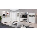 Casa si Gradina - Mobilier - Comode si corpuri - Comode - Comoda 2D3S, alb lucios, LINDY - Infinity.ro