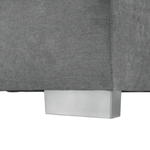 Casa si Gradina - Mobilier - Canapele si coltare - Coltare - Coltar, mustar tesatura, gri, stanga, EVANGELIN - Infinity.ro