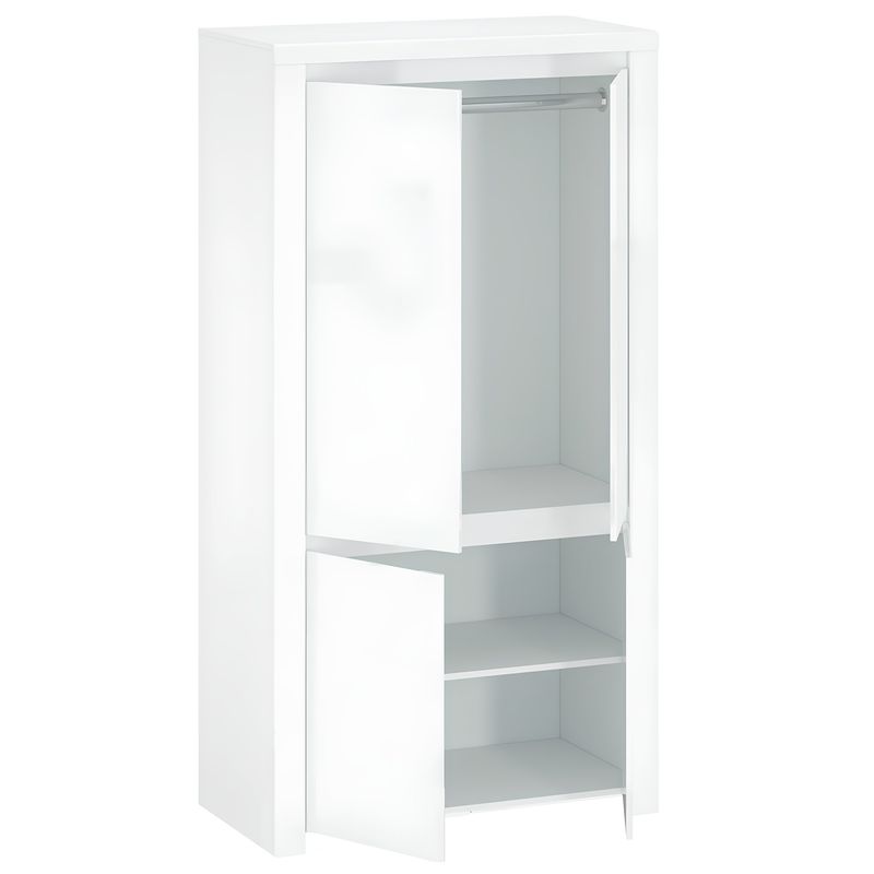 Casa si Gradina - Mobilier - Dulapuri si sifoniere - Dulapuri - Dulap 4D, alb lucios, LINDY - Infinity.ro