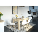 Casa si Gradina - Mobilier - Mese si birouri - Mese bucatarie si dining - Masa de bucatarie, stejar sonoma, 140x80 cm, GENERAL NEW - Infinity.ro